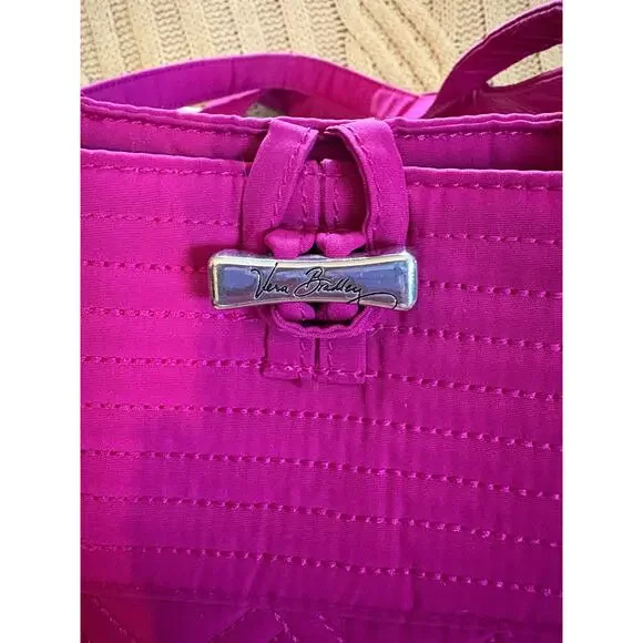Vera Bradley Quilted Tote Bag - Majestic Magenta - Picture 3 of 6